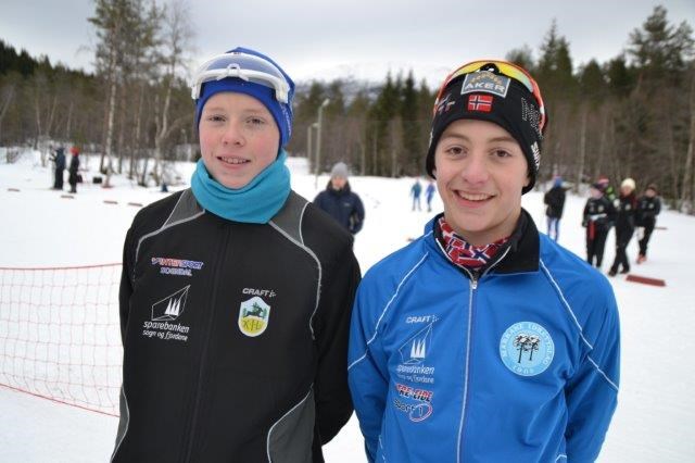 Eskil Hov og Simon Hjelmeset Kirkeeide. Foto. Margunn Hjelmeset